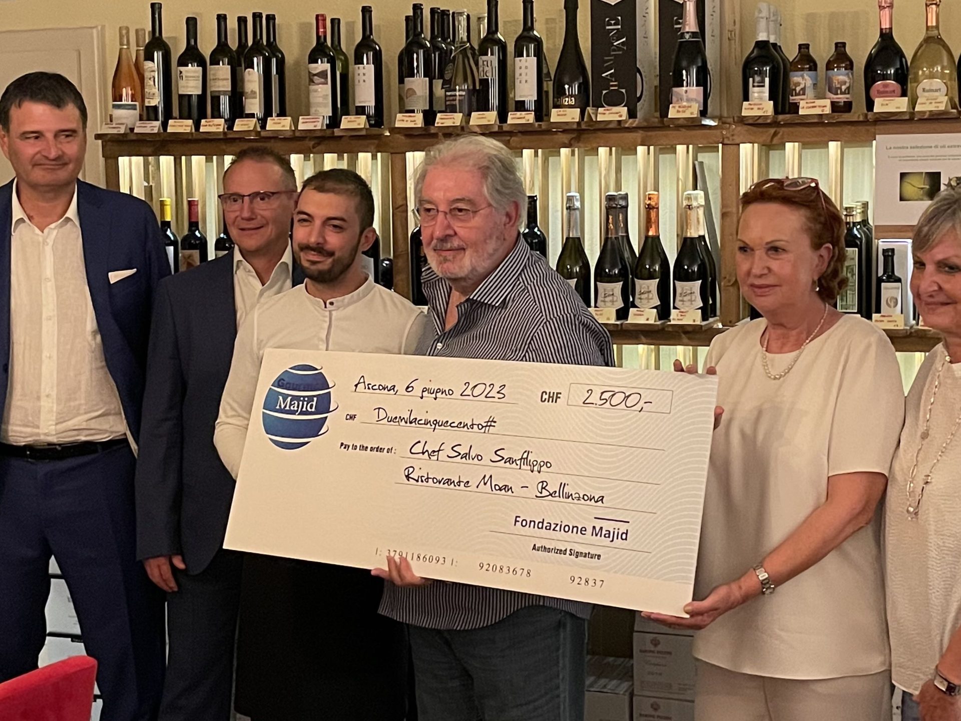 Gourmet Majid 2023 premia lo Chef  Salvo Sanfilippo