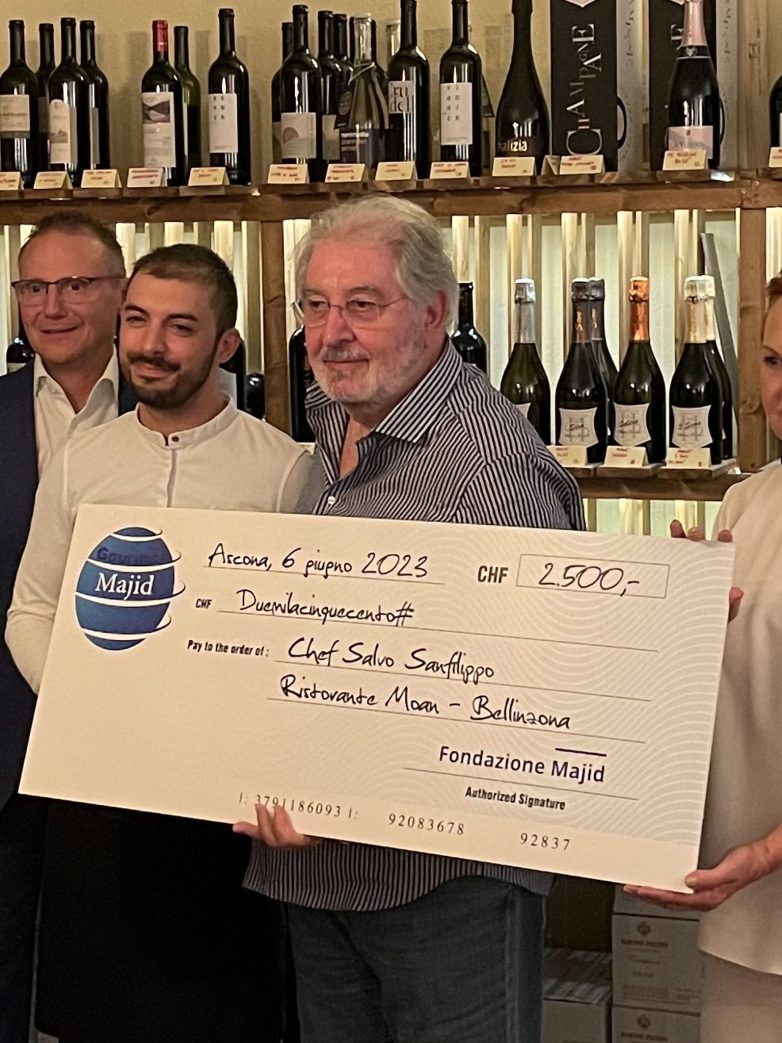 Gourmet Majid 2023 premia lo Chef  Salvo Sanfilippo