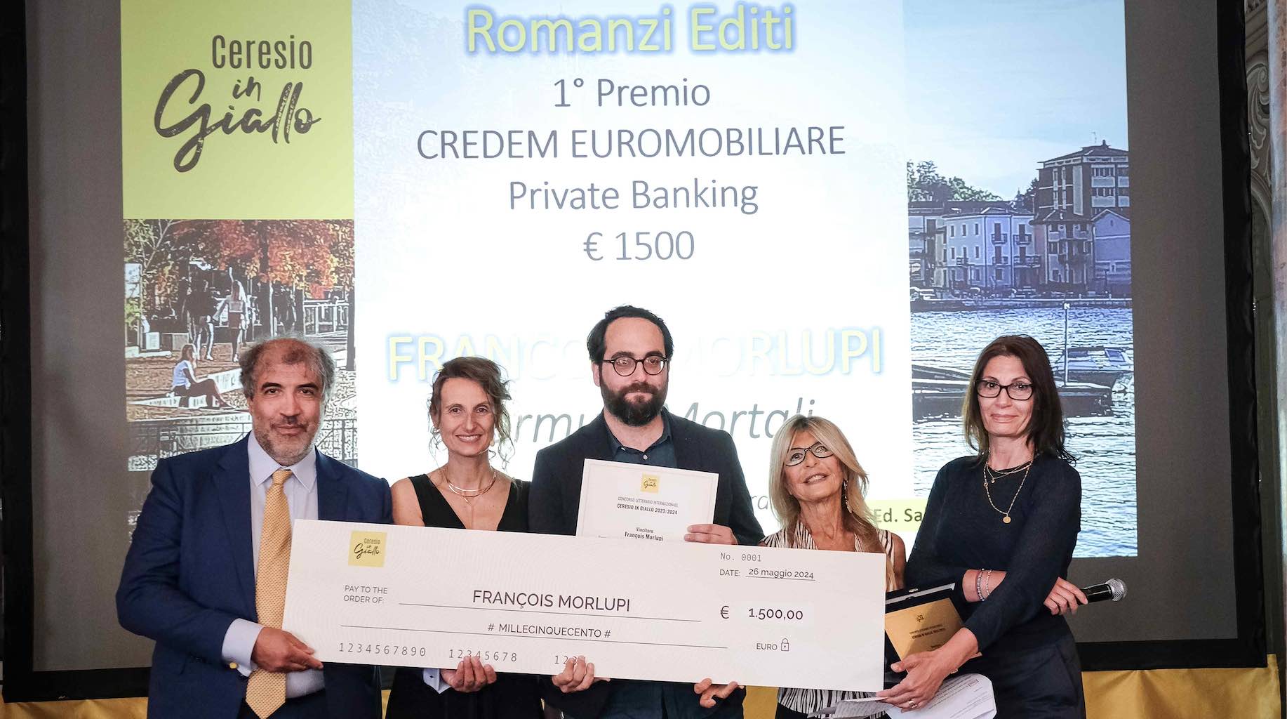CERESIO IN GIALLO: VINCE FRANÇOIS MORLUPI CON FORMULE MORTALI