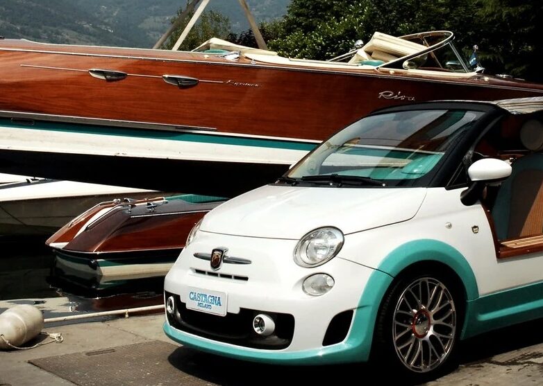 Una gita in barca… ops, in Fiat 500 Tender!