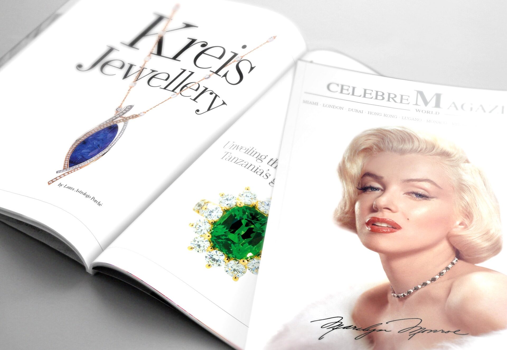 Celebre Magazine World e l’incanto senza tempo di Marilyn Monroe