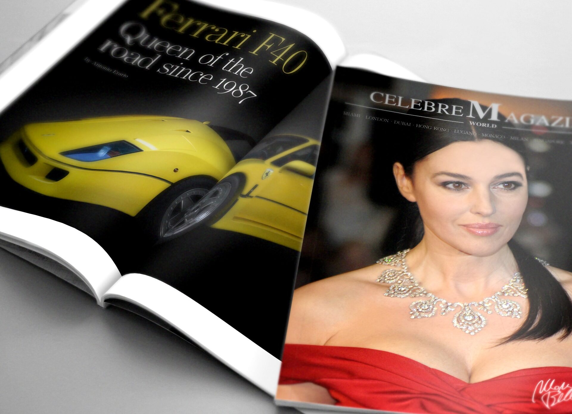 I volti della femminilità: Celebre Magazine omaggia Monica Bellucci