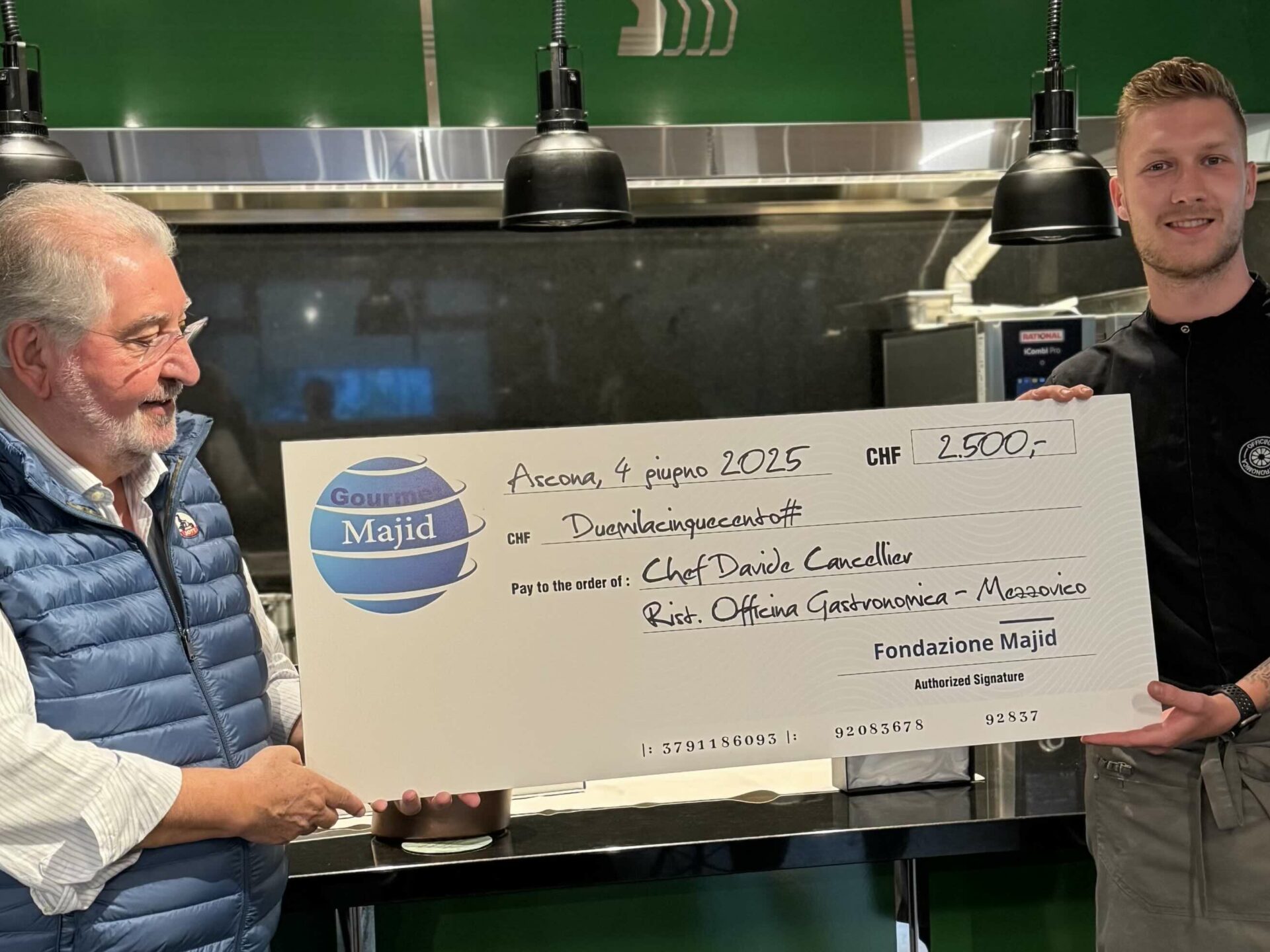 La seconda edizione di Gourmet Majid premia lo Chef Davide Cancellier