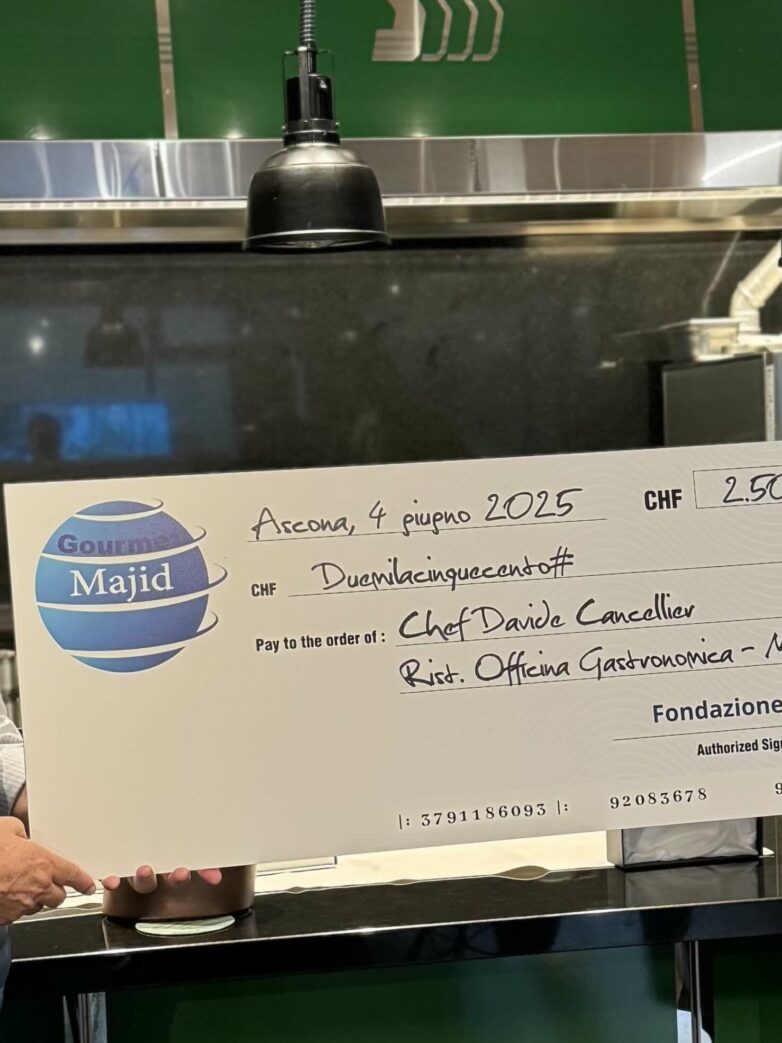 La seconda edizione di Gourmet Majid premia lo Chef Davide Cancellier