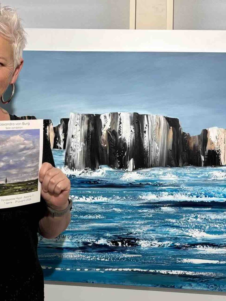 “In Silenzio” come atto creativo: Alexandra von Burg in mostra ad Ascona