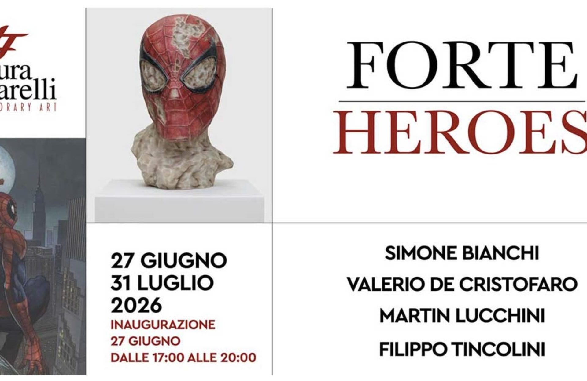 “Forte Heroes”… a Forte dei Marmi il mito incontra l’arte contemporanea